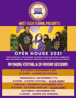 Open House November & December 2021